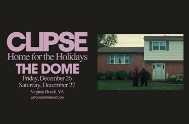 Promotional banner for Clipse: Home for the Holidays.