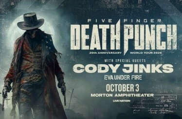 Promotional banner for Five Finger Death Punch