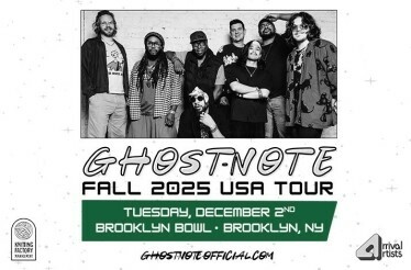 Promotional banner for music band Ghost-Note.