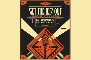 Promotional banner for Get The Led Out.