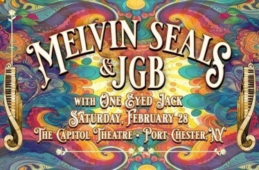 Promotional banner for Melvin Seals & JGB.