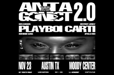Promotional banner for music artist Playboi Carti.