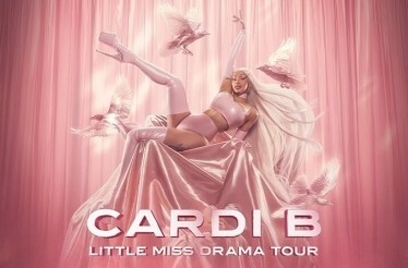 Promotional banner for music artist Cardi B.