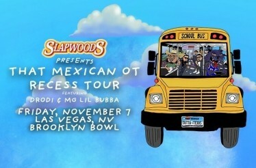 Promotional banner for That Mexican OT Recess Tour.