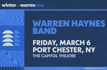 Promotional banner for Warren Haynes Band - Winter of Warren 2026.