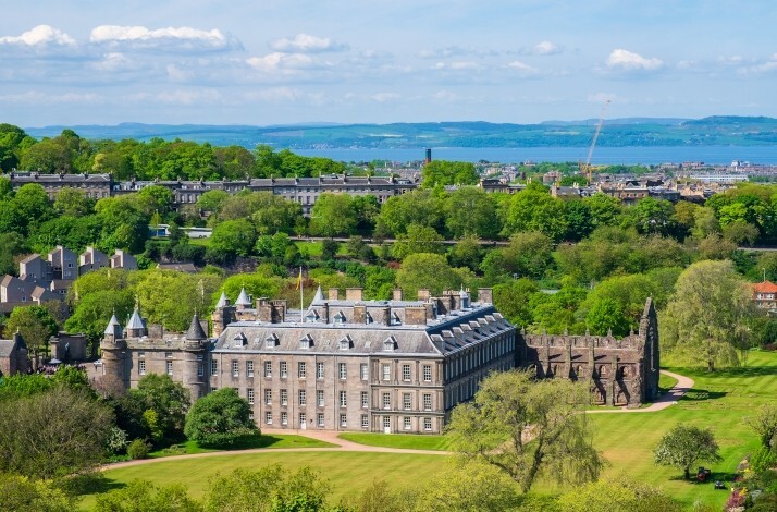 A view of the Palace of Holyroodhouse © JAS Photo