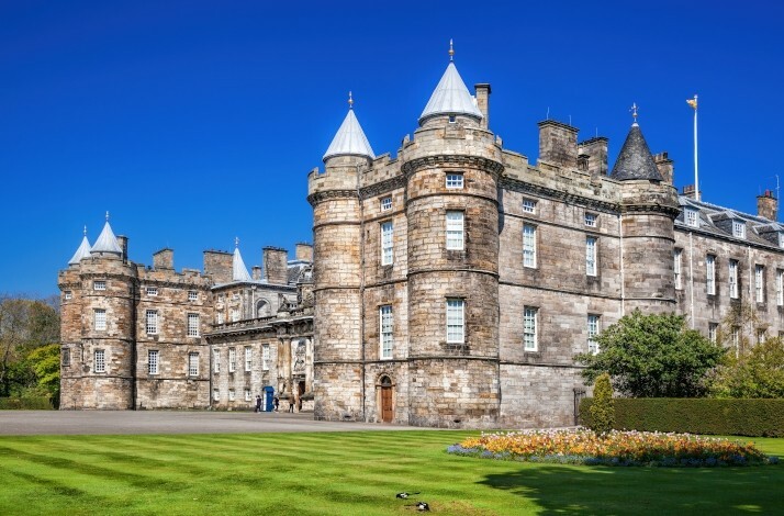A shot from below of the Palace of Holyroodhouse © Tomas Marek