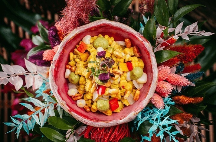 A meal at Sushibamba.