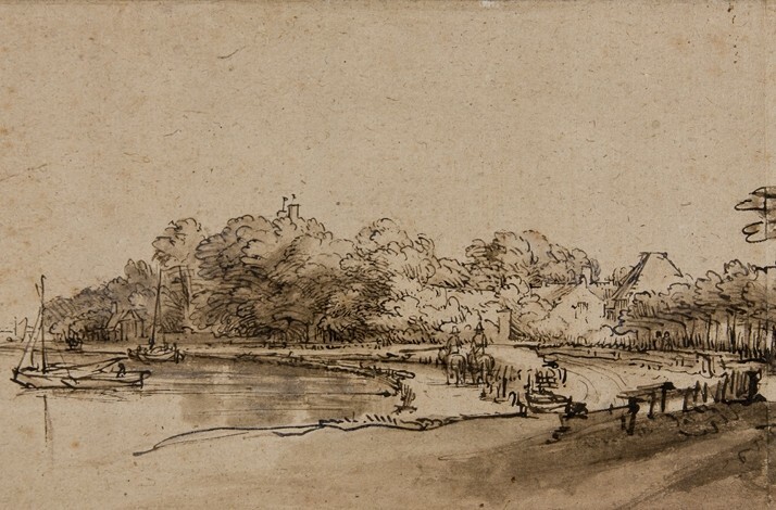 The Bend in the Amstel by Rembrandt.