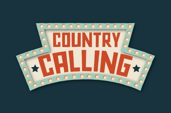 Promotional poster for Country Calling music festival