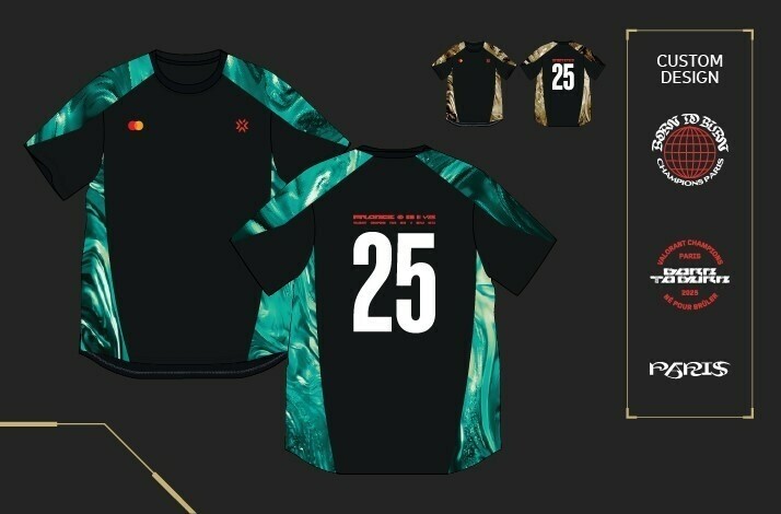 Mastercard Custom jersey T-shirt.