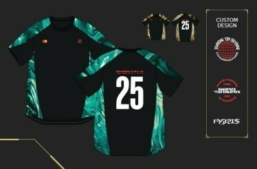 Mastercard Custom jersey T-shirt.