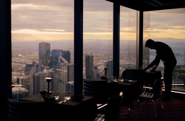 Inside of Eureka 89, a fine dining and events venue at Eureka Tower