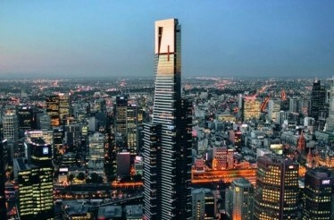 Panoramic view of the Eureka Tower