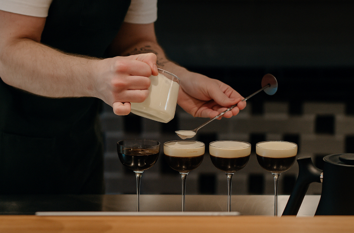 Try farm-to-cup coffee omakase-style with a champion barista
