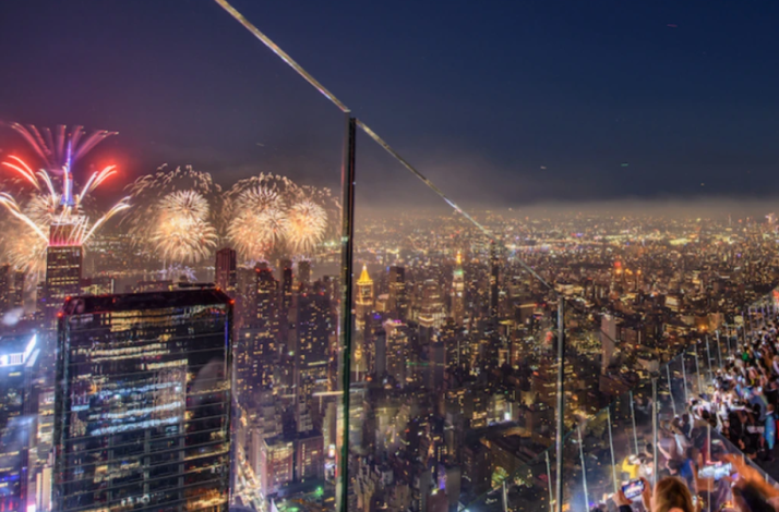 Firework views from Edge skyline.
