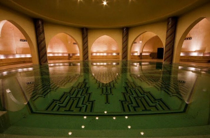 Hammam in Hassan II mosque