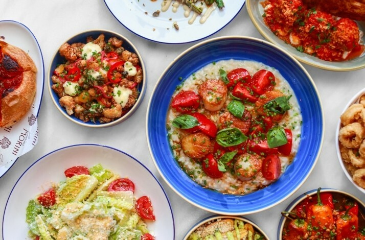 Southern Italian dishes served at Cucina MORINI.