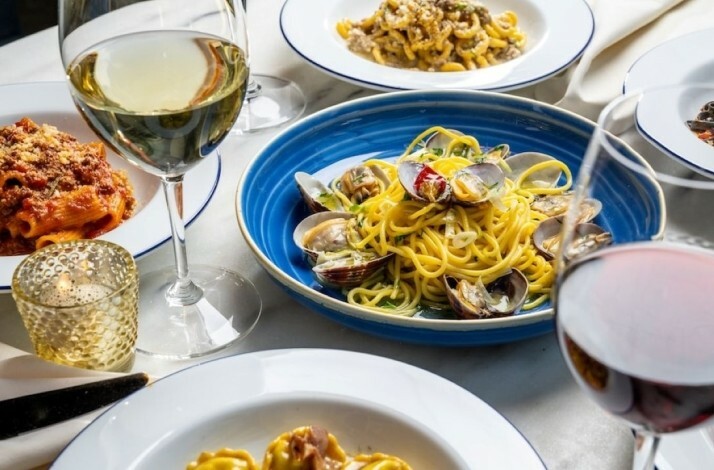 Southern Italian dishes served at Cucina MORINI.