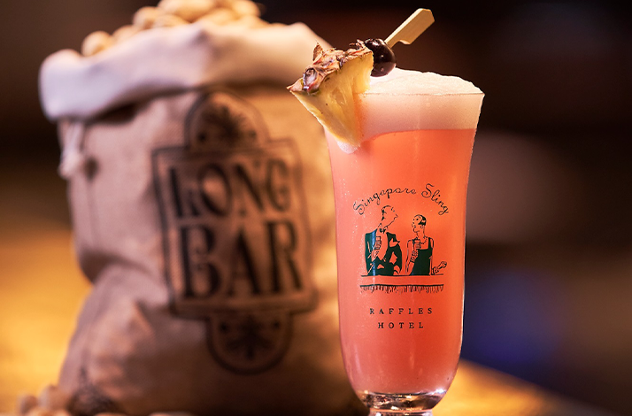 Craft your own Singapore Sling at the legendary Long Bar