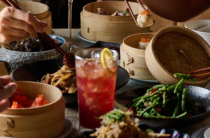 A three-course modern Chinese cuisine dinner served at Mott 32 restaurant in Dubai.