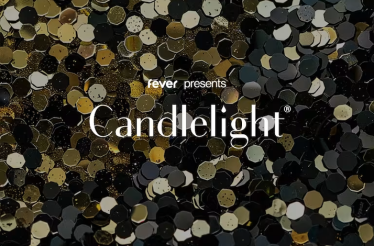 The promotional banner for the Candlelight presented by Fever.