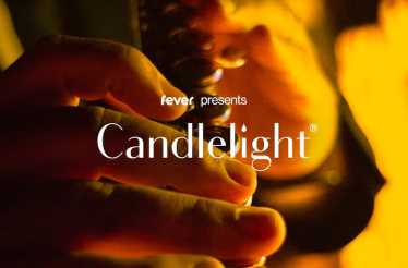 The promotional banner for the Candlelight presented by Fever.