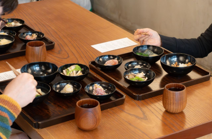 An assortment of delicious Japanese served at THE GALLERY by odo 