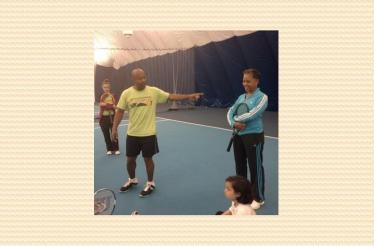 Day of Tennis Instruction with Pro Katrina Adams