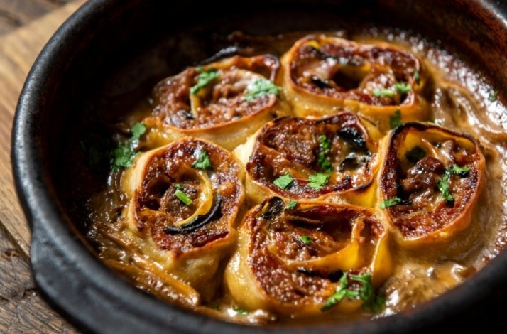 Rosette pasta served at restaurant Peasant.