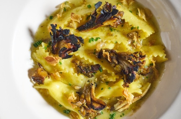Pasta dish served at restaurant Peasant.
