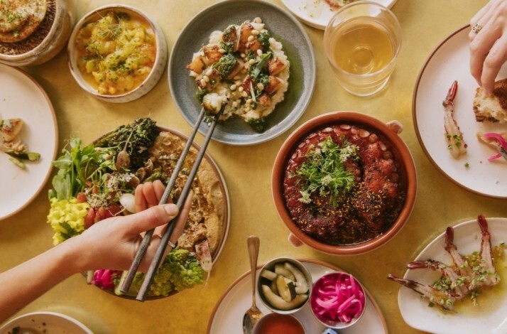Dishes served at Crudo e Nudo.