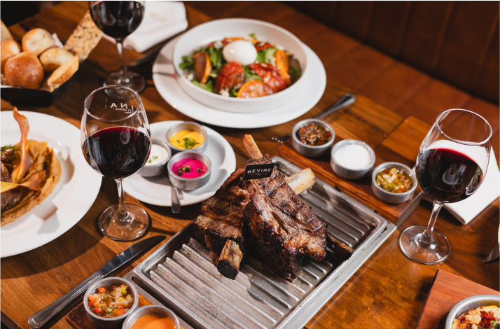 Argentine grilled meats and wine served at an exclusive lunch celebrating local traditions in Buenos Aires.