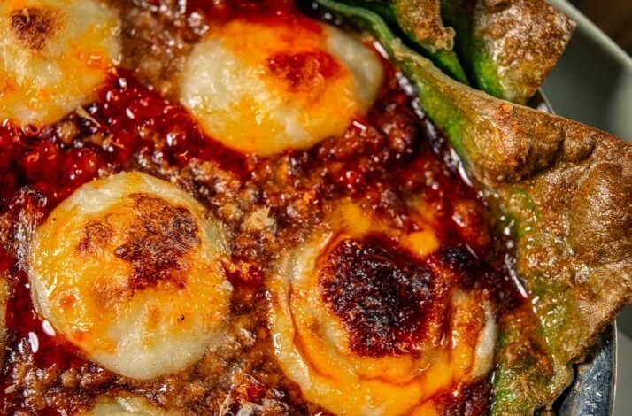 The Lu Rou Lasagna from the restaurant Yeobo, Darling in Menlo Park.