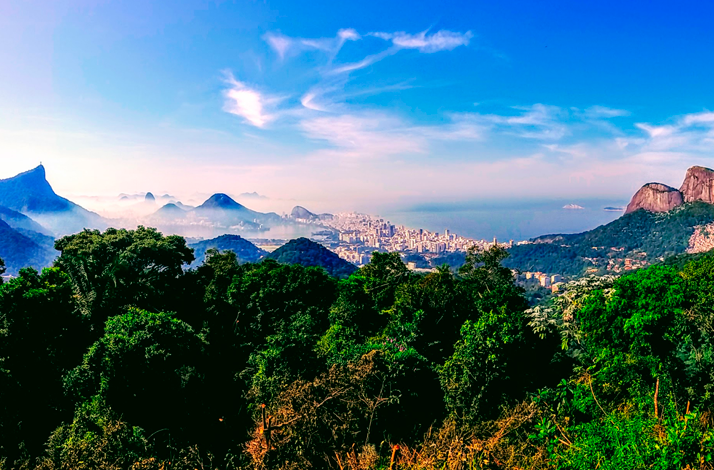 Panoramic view of Rio de Janeiro's.