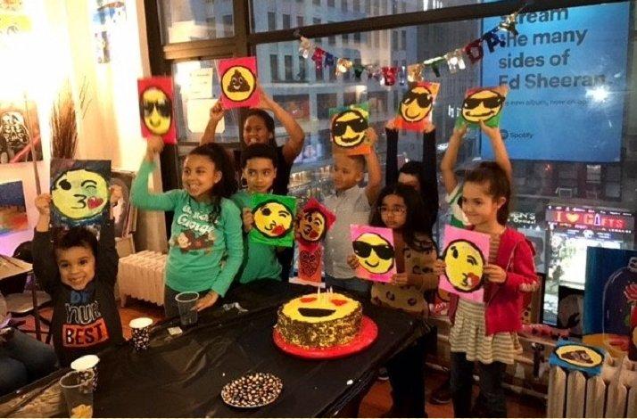 Two-Hour Children's Emoji Themed Painting Birthday Party for Up to Ten: In New York, New York (1)