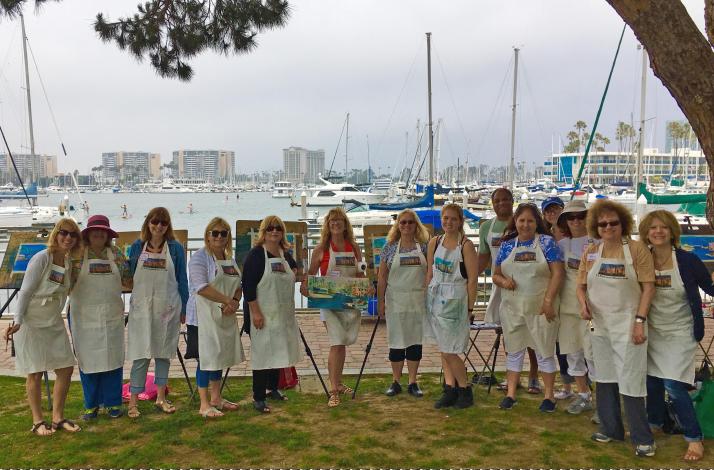 Outdoor Watercolor Class and Tour of LA: In Los Angeles, California (1)