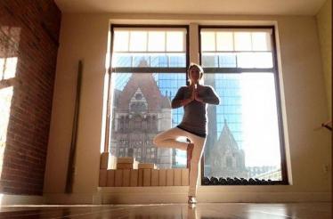 Yoga for Beginners with Yoga Instructor Hallie Dumont: Boston, Massachusetts