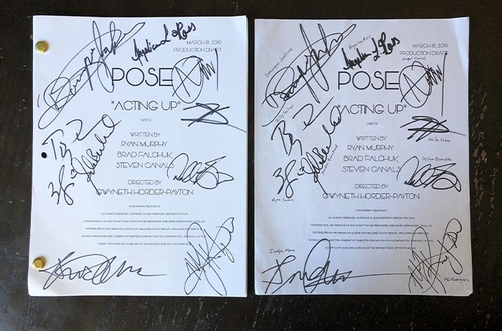 Win a Script from the show POSE Signed by Cast Members (1)