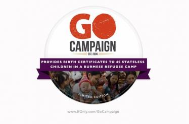 Burmese Go Campaign Badge