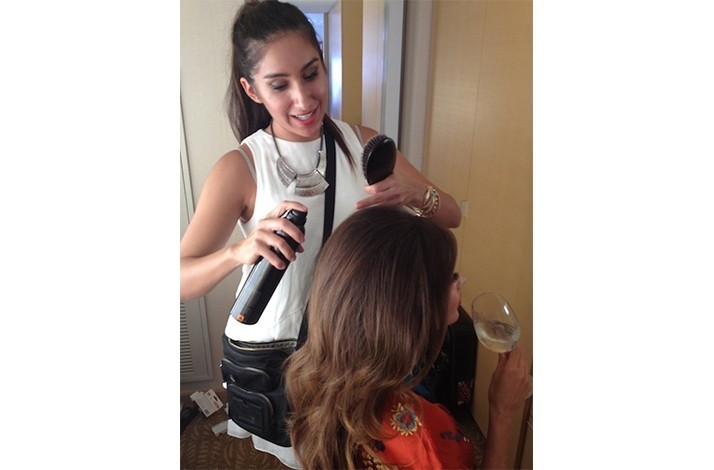 New Look from a Top Hairstylist to Hollywood's A-List: In West Hollywood, California (1)