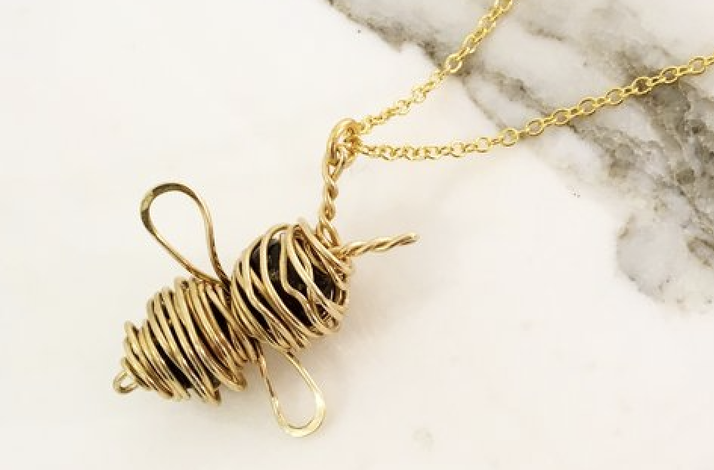 Create a Bumble Bee Charm Necklace: Parent and Child Workshop with Artisan Metalsmith: In Hoboken, New Jersey (1)