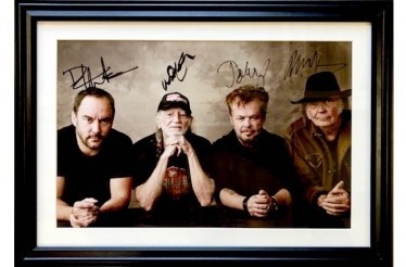 Autographed Portrait of Farm Aid Board Artists Signed at Farm Aid 2019