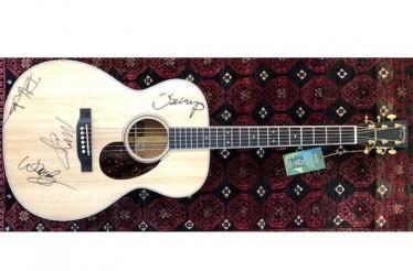 Signed Martin OME Guitar Autographed by the Farm Aid Board Artists
