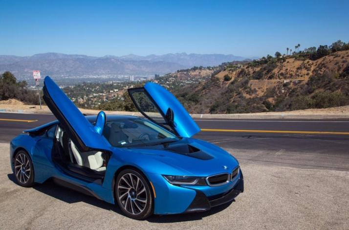 Grand La Tour In A High End Sports Car In Los Angeles California