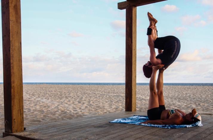 Private AcroYoga and Thai Massage Session in Wine Country: In Sonoma, California (1)