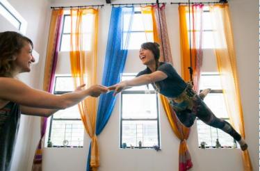 Learn to Fly: Aerial Harness Class with World Class Performers: Brooklyn, New York