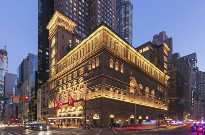 Carnegie Hall is a concert venue in Midtown Manhattan, New York City. ©Jeff Goldberg/Esto.