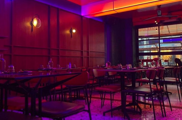 BIGFAN Chinese restaurant`s interior.