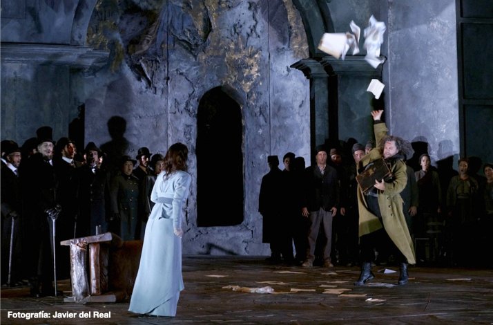 A scene from one of Giuseppe Verdi's operas. Photo by Javier del Real.